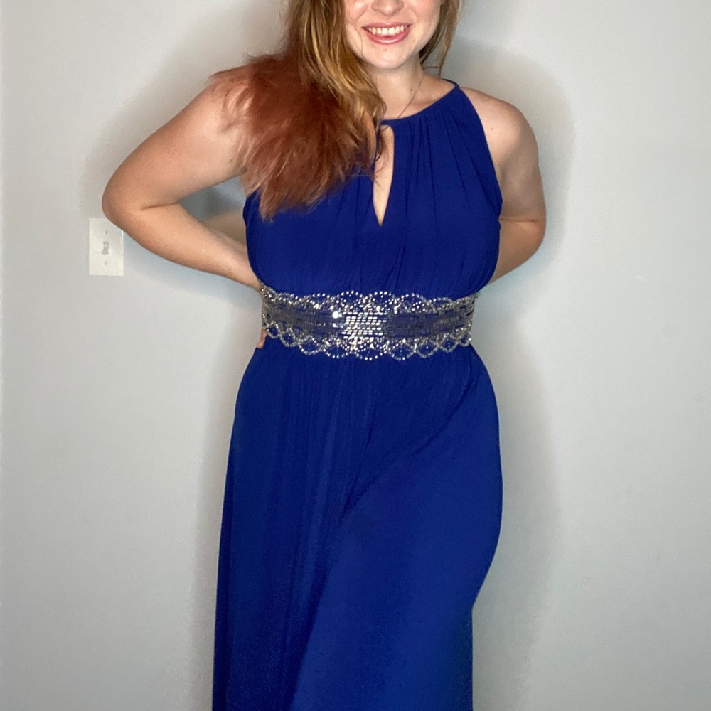 Blue Ball Gown